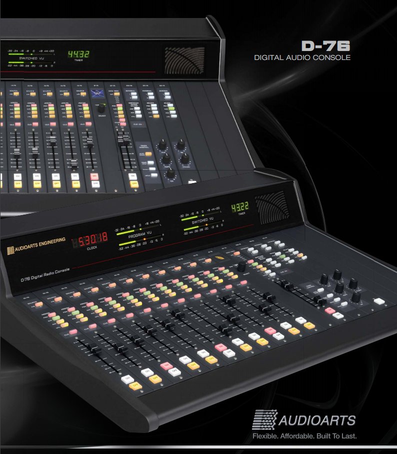 D-76 Digital Audio Console