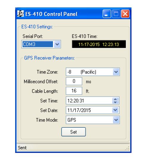 ES-410 Control Panel soft